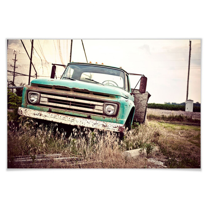Poster American rusted Truck