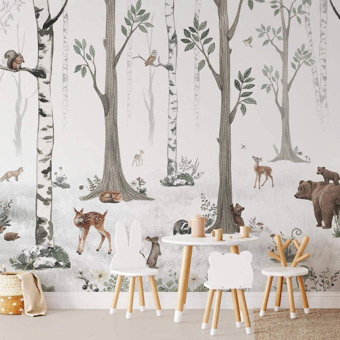 Kinderzimmer Fototapete Kikki Belle - Schönheit des Waldes