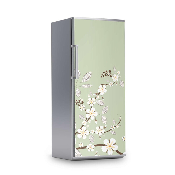 Kühlschrankfolie 60x150cm - White Blossoms- Bild 1