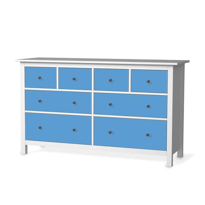 Möbelfolie IKEA Hemnes Kommode 8 Schubladen - Blau Light- Bild 1