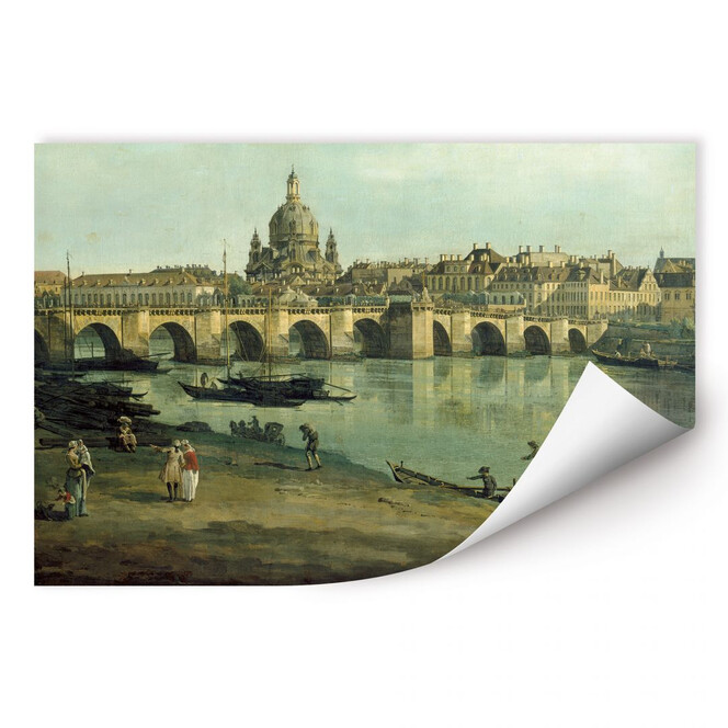 Wallprint Canaletto - Dresden vom rechten Elbufer