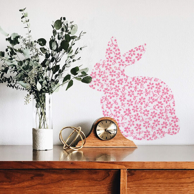 Wandsticker Hase 02 (Muster)