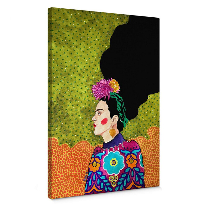 Leinwandbild Hülya - Frida im Portrait