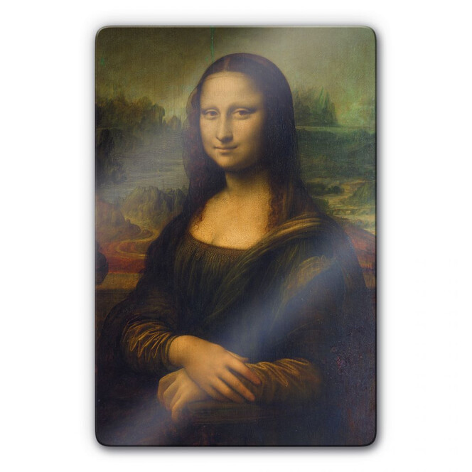 Glasbild da Vinci - Mona Lisa