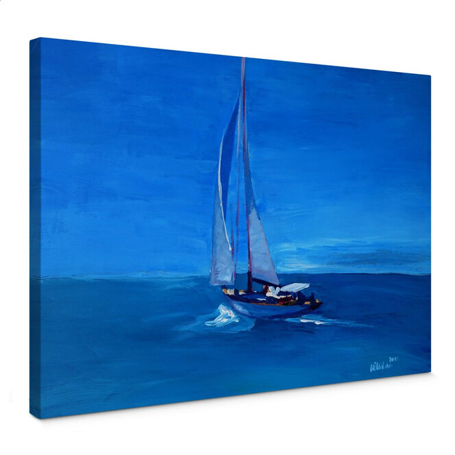 Leinwandbild Bleichner - Sailing into the Blue