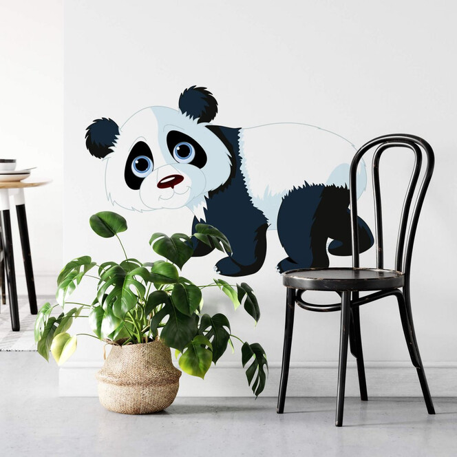 Wandtattoo Laufender Panda