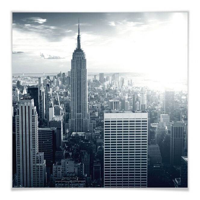 Poster The Empire State Building - quadratisch