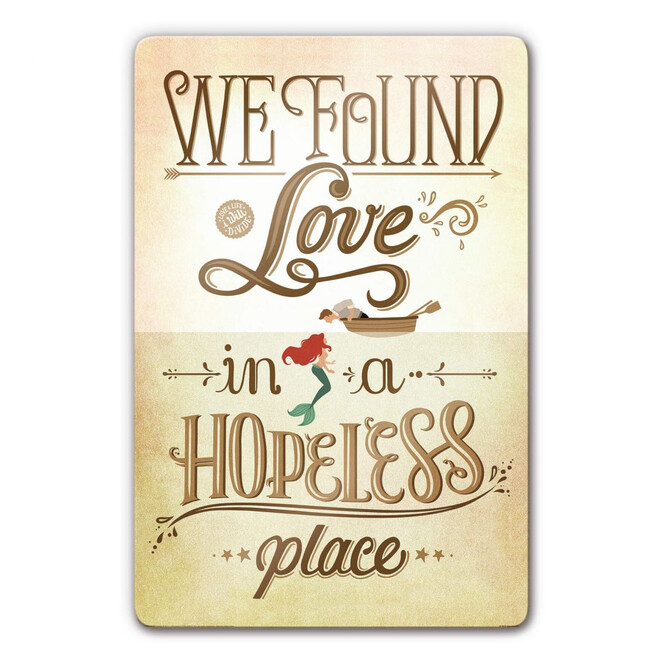 Glasbild Tohmé - We found Love
