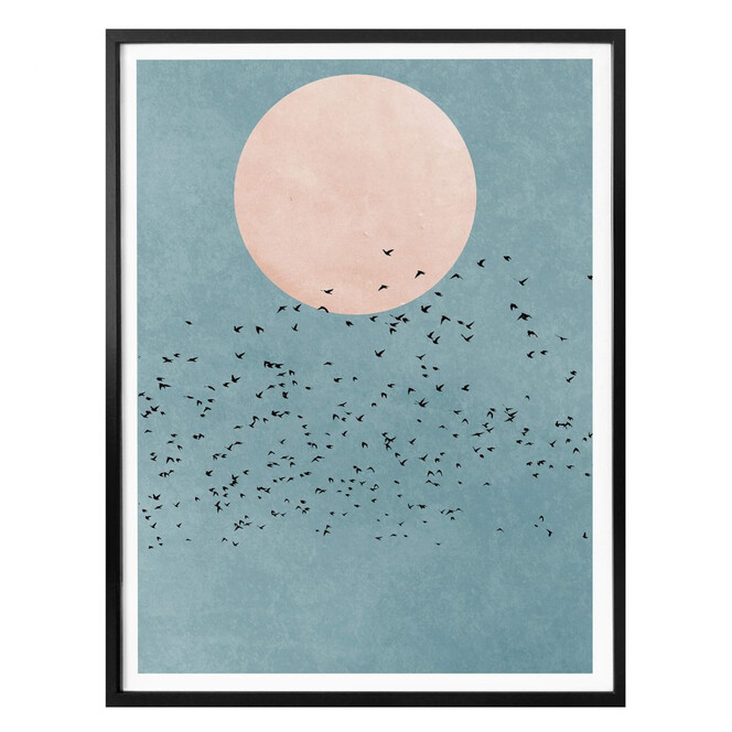 Poster Kubistika - Mondschein