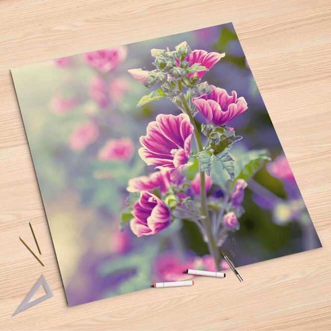 Folienbogen (90x90cm) - Flower Gaze- Bild 1