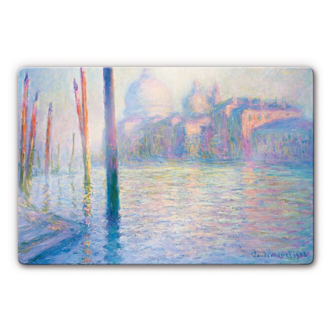 Glasbild Monet - Venedig