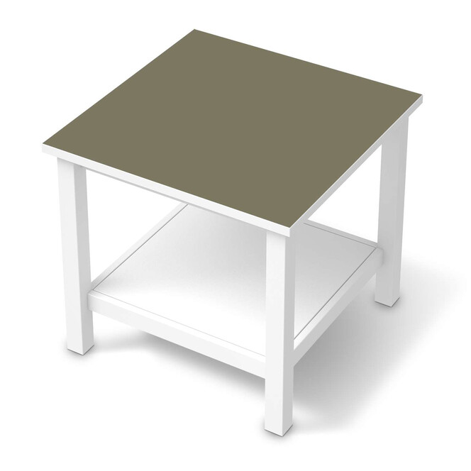 Möbel Klebefolie IKEA Hemnes Tisch 55x55cm - Braungrau Light- Bild 1