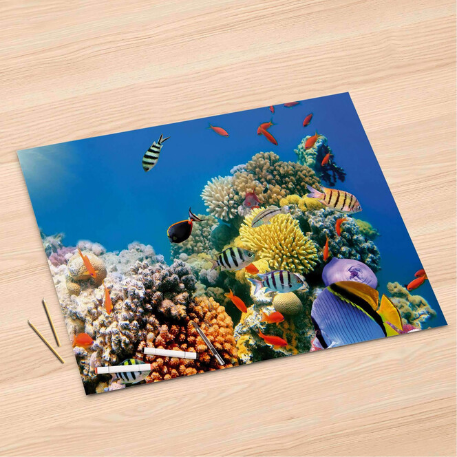 Folienbogen (120x80cm) - Coral Reef- Bild 1