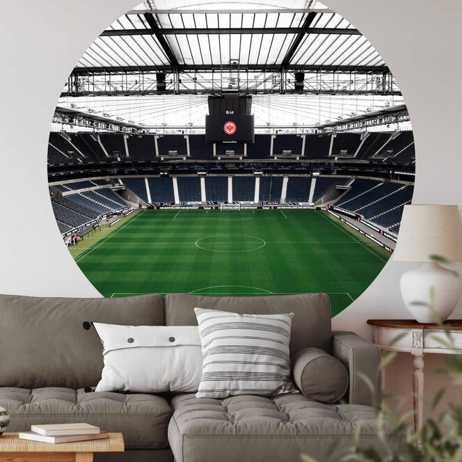 Fototapete Eintracht Frankfurt - Stadion Innenraum - Rund