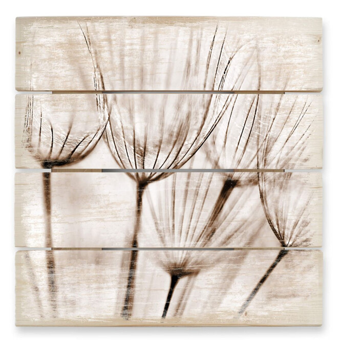 Holzbild Fliegerschirmchen