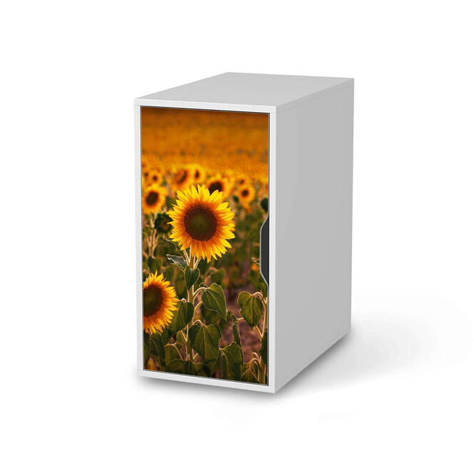 Möbelfolie IKEA Alex Schrank - Sunflowers- Bild 1