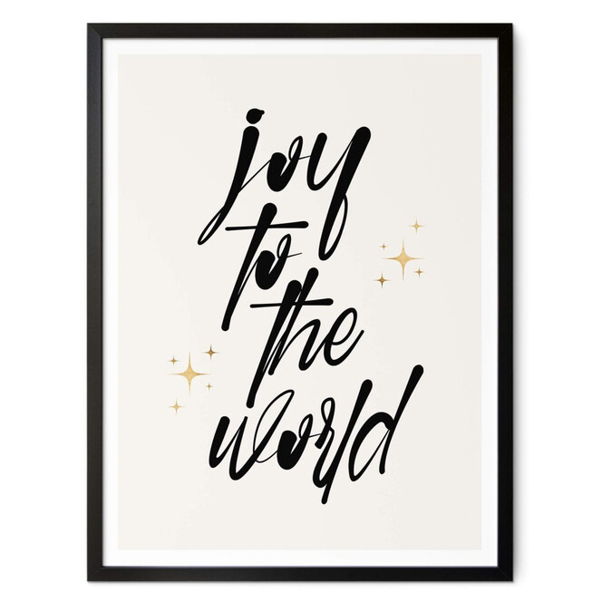 Poster Kubistika - Joy to the world