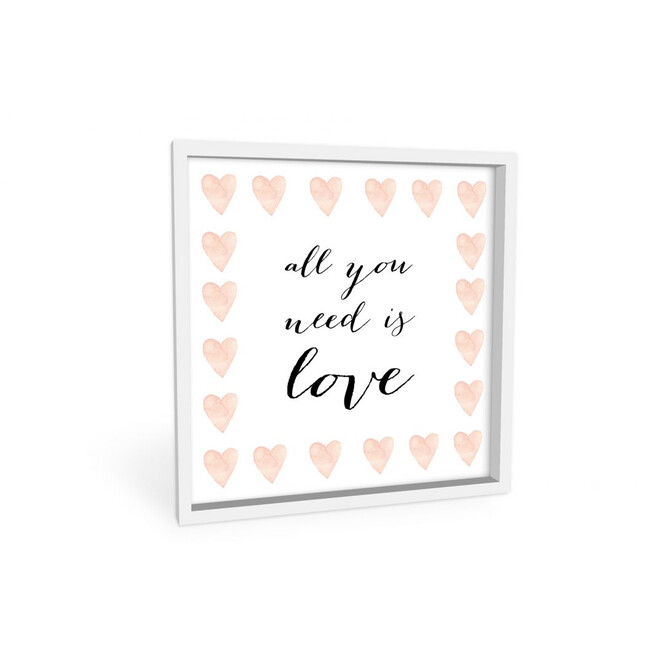 Wandbild Confetti & Cream - All you need is love