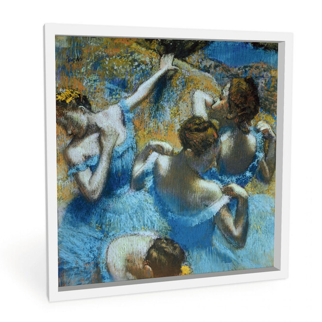 Wandbild Degas - Tänzerinnen in blauen Kostümen