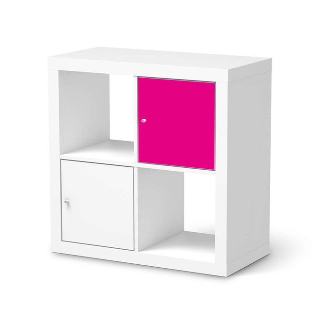 Möbelfolie IKEA Kallax Regal 1 Türe - Pink Dark- Bild 1
