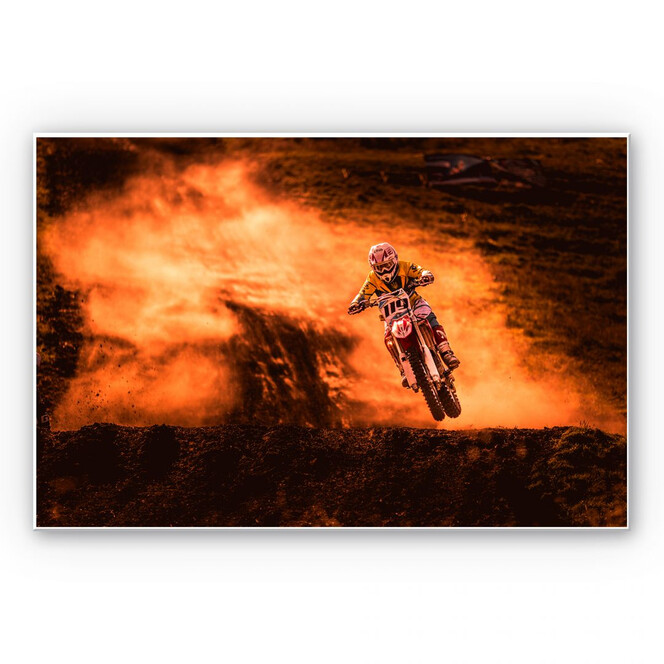 Wandbild Igor - Motorcross