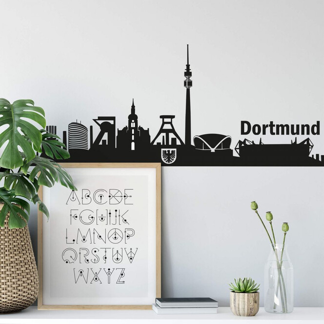 Wandtattoo Dortmund Skyline