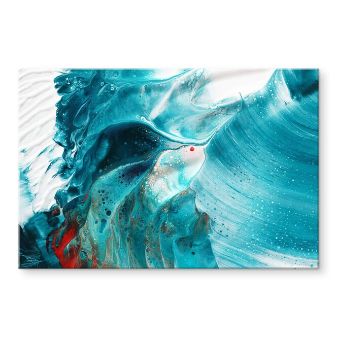 Acrylglasbild Westum - Flying into the waves