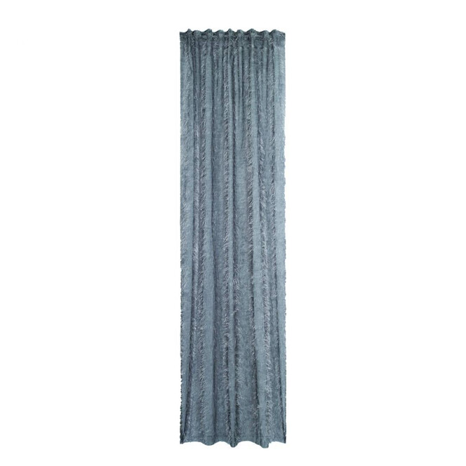 Homing Vorhang mit verdeckten Schlaufen Loik silber - 2.45 x 1.4m - Bild 1