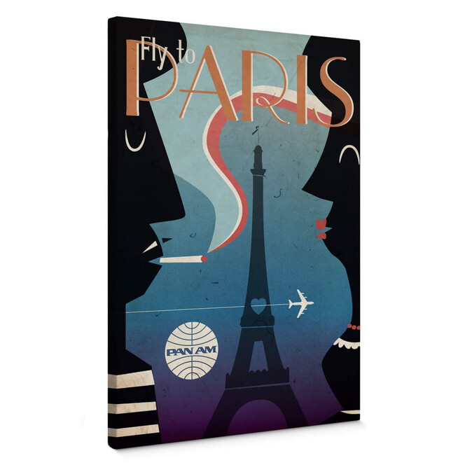 Leinwandbild PAN AM - Fly to Paris