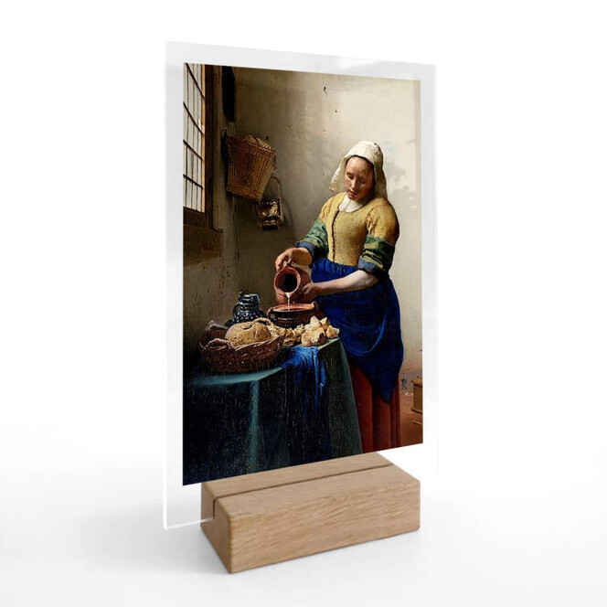 Tischaufsteller Vermeer - Das Mädchen mit dem Milchkrug
