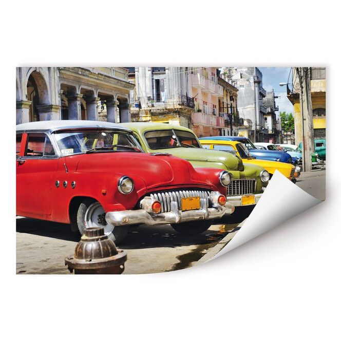 Wallprint Cuba Cars