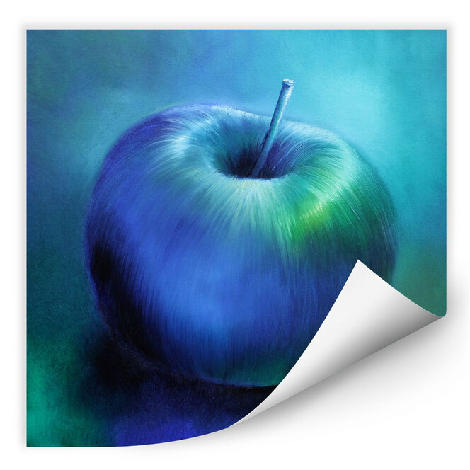 Wallprint Schmucker - Blauer Apfel