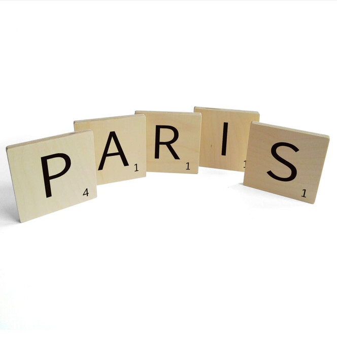 Buchstabensteine Paris