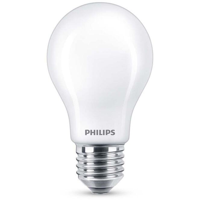 Philips LED Lampe ersetzt 40W, E27 Standardform A60. weiss, warmweiss, 470 Lumen, nicht dimmbar, 1er Pack Energieklasse A&&
