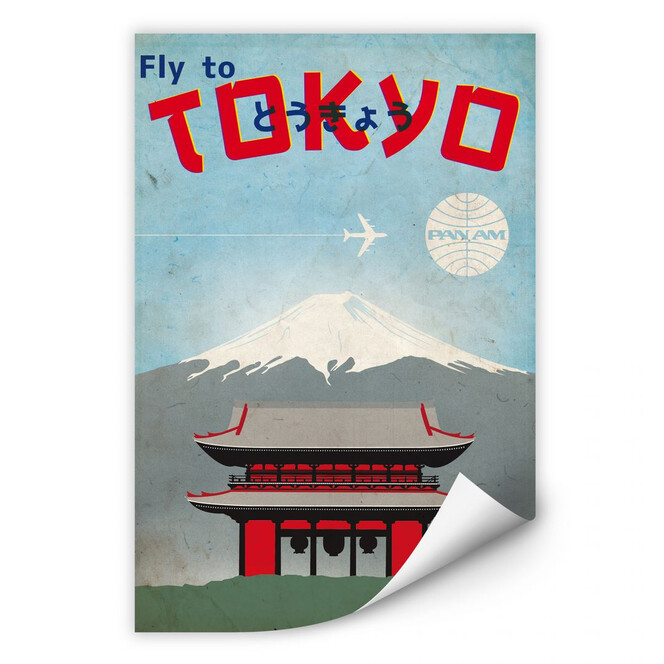 Wallprint PAN AM - Fly to Tokyo
