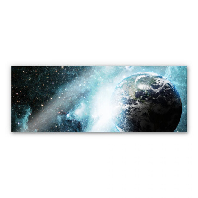 Acrylglasbild In einer fernen Galaxie - Panorama