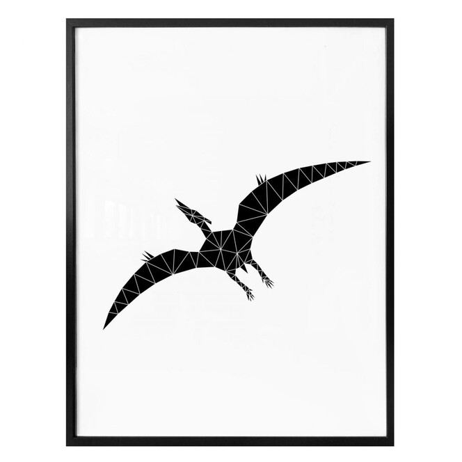 Poster Nouveauprints - Geometric Dinosaur Pterodactylus