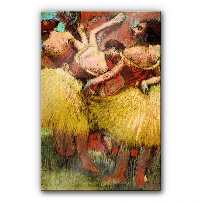 Acrylglasbild Degas - Drei Tänzerinnen