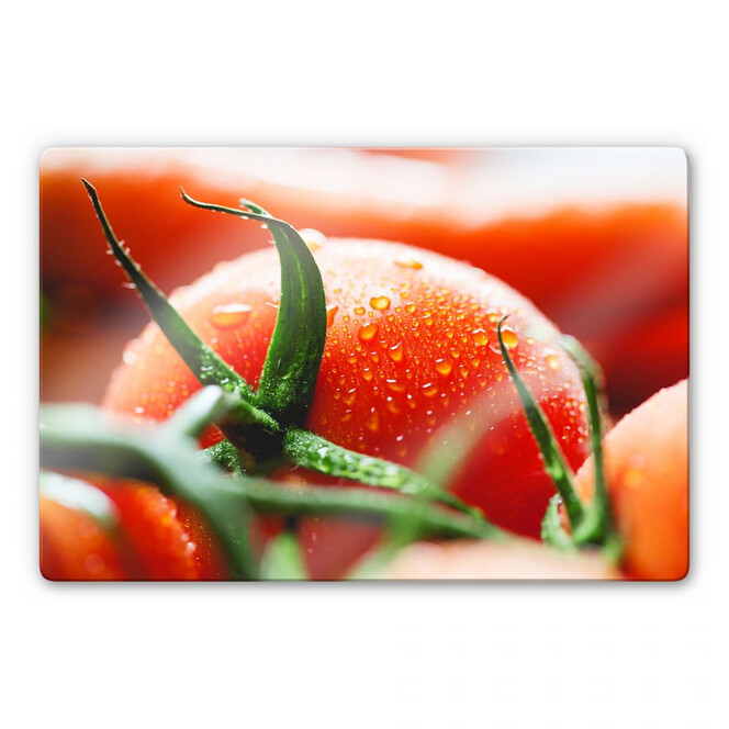 Glasbild Fresh Tomato