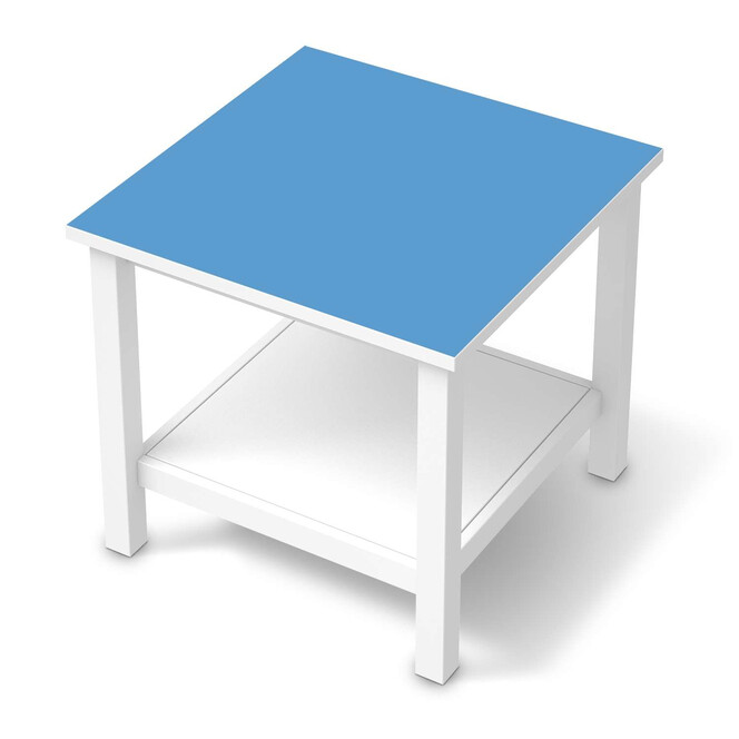 Möbel Klebefolie IKEA Hemnes Tisch 55x55cm - Blau Light- Bild 1
