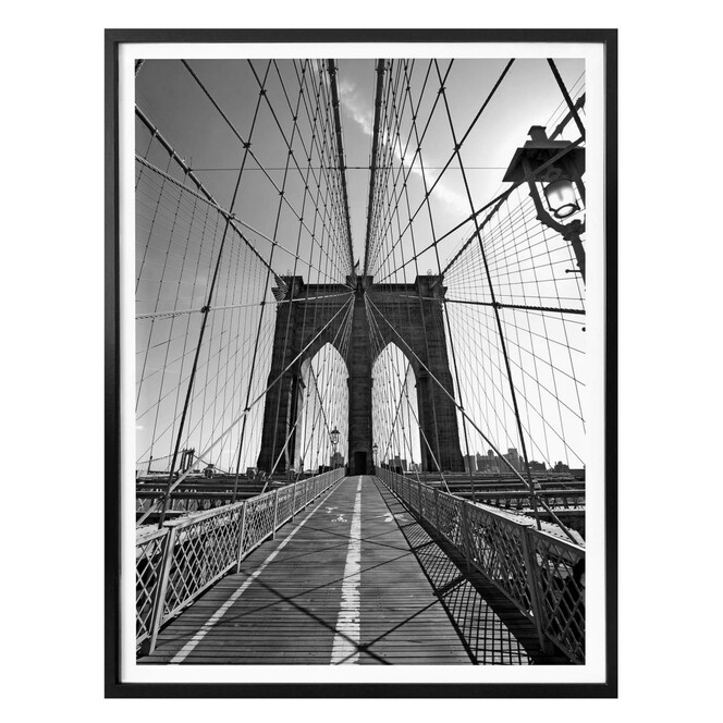 Poster Brooklyn Bridge Perspektive