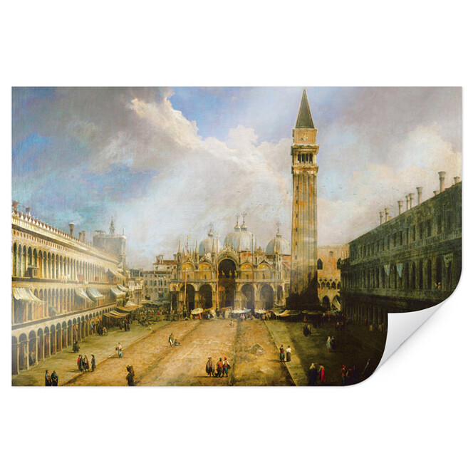 Poster Canaletto - Die Piazza San Marco
