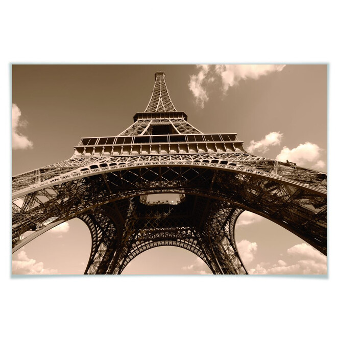 Poster Eiffelturm Perspektive