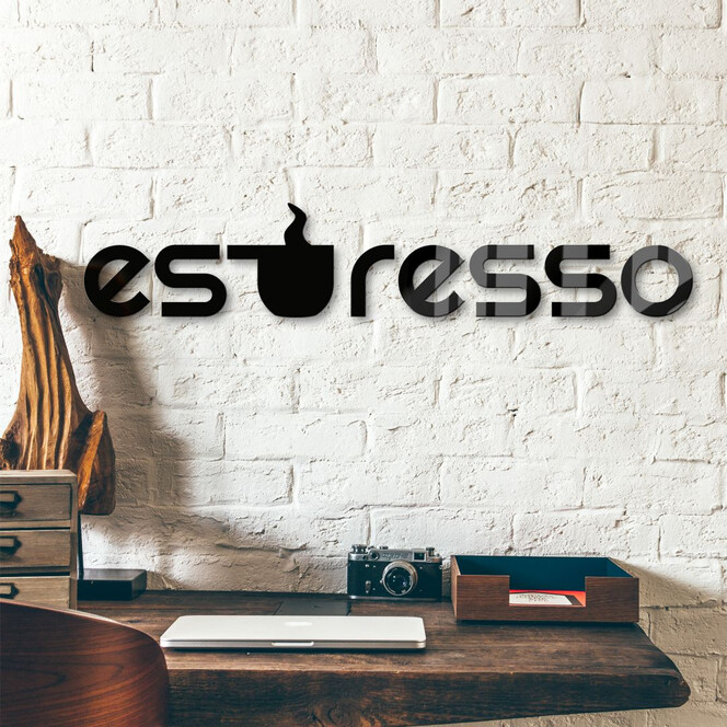 Acrylbuchstaben Espresso