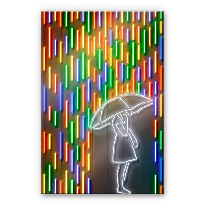 Acrylglasbild Mielu - Rain