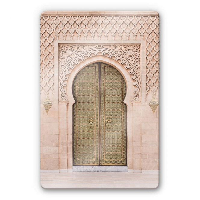 Glasbild Sisi & Seb - Moroccan Door