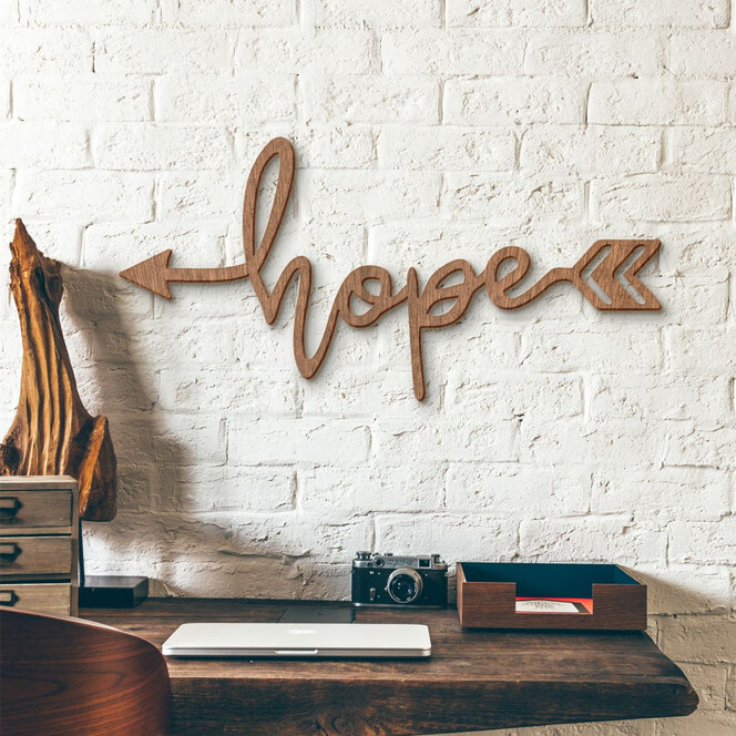 Holzbuchstaben - Hope arrow