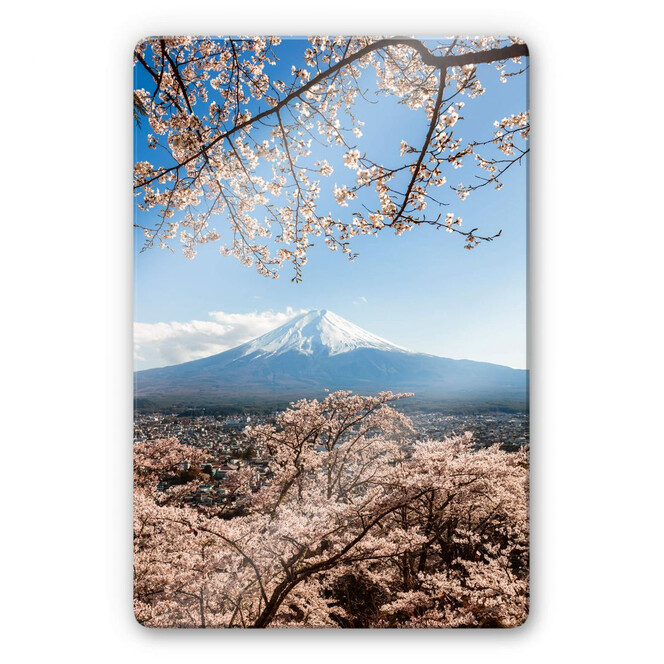 Glasbild Colombo - Mount Fuji in Japan