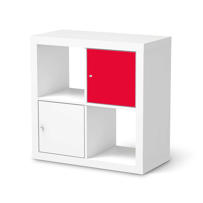 Klebefolie IKEA Expedit Regal Tür einzeln - Rot Light- Bild 1