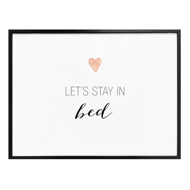 Poster Confetti & Cream - Let's stay in bed